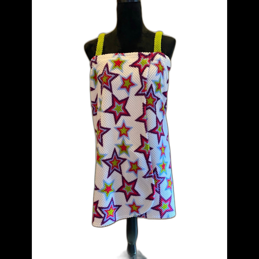 No Boundaries Coverup Size Medium Wrap Around Colorful Bath Towel Pool‎ Beach